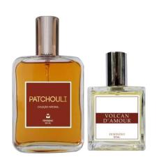 Kit Perfume Feminino - Patchouli 100Ml + Volcan D'Amour 30Ml - Essênci