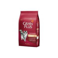 Ração Gran Plus Gatos Castrados Frango e Arroz 10,1kg (10 pacotes de i