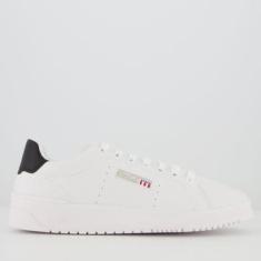 Tênis Coca Cola March Maverick Branco e Preto-Masculino