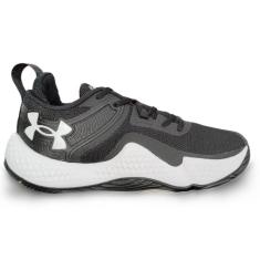 TENIS UNDER ARMOUR BASKET DAGGER PRETO VERDE OURO-Masculino