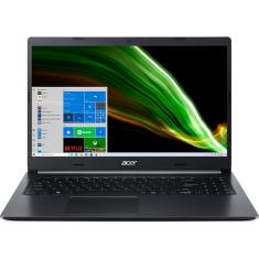 Notebook Acer Aspire 5 Intel Core i5-10210U 8GB 256GB SSD W10 15,6'' IPS FHD Preto A515-54-53VN
