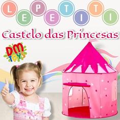 Barraca Infantil Castelo das Princesas, DM Toys, multi-colored, Tamanho único, DMT5390