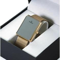 Relógio Feminino Champion Digital Espelhado Dourado CH40080B