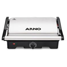 Grill Elétrico Hambúrguer Carne Legumes Arno Dual 1100W 220V