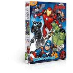 Quebra Cabeça - Avengers - 100 Peças - Toyster