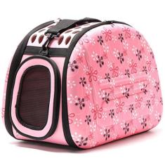 Bolsa De Transporte Pet Para Cães E Gatos Desmontável - Ninabag, Rosa,