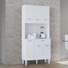Cozinha Compacta 6 Portas 1 Gaveta Cassia Poquema