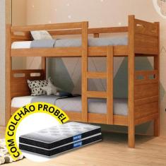 Beliche Solteiro com 2 Colchões Probel Guarda Costas, KIT PREMIUM, Vir