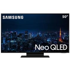 Smart TV 50" Neo QLED 4K Samsung 50QN90A, Mini Led, Painel 120hz, Processador IA, Som em Movimento Plus, Tela sem limites, Design slim