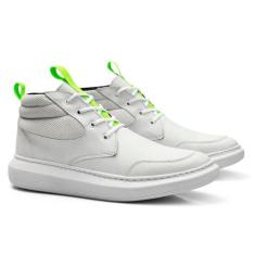 Tênis Masculino Sneakers Cano Médio Confortável Casual - Navit Shoes, 