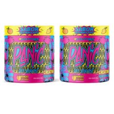 Kit 2 Panic Adaptogen Pré-treino com Creatina Nova Fórmula 2 potes 300