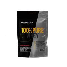100% Pure Whey Refil (900g) - Sabor: Iogurte c/ Morango - Probiótica