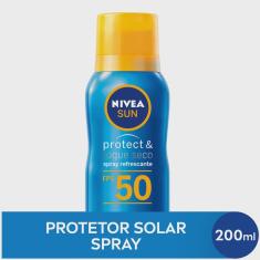 Protetor Solar Spray Nivea Sun Protect & Toque Seco Fps50 200ml