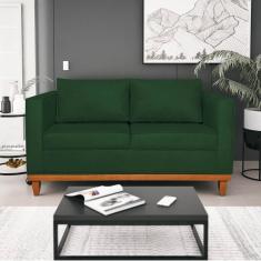 Sofá 2 E 3 Lugares Europa 180cm Suede - Doce Sonho Móveis Verde