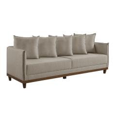 Sofá 4 Lugares Living Linho M-169 Martins Bege