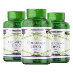 Colágeno tipo 2 40 mg 60 cápsulas 3 unidades