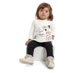Blusa Manga Longa Infantil Menina Quimby-Feminino