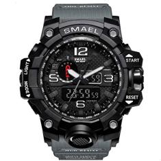 Relógio Masculino G-Shock Militar Smael 1545 - Cinza