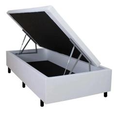 Base Box Baú Blindado Solteiro 088 x 188 x 42