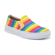 Tênis Feminino Slip On Casual Confortável