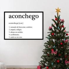 Quadro Decorativo Significado Aconchego 34x23Cm - Quadros On-Line