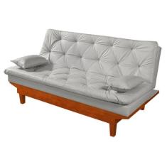 Sofa Cama Caribe Em Material Sintetico Essencial Estofados - Essencial