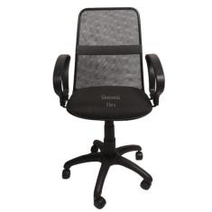 Cadeira  diretor tela giratória com faixa - mecanismo relax -  braço f