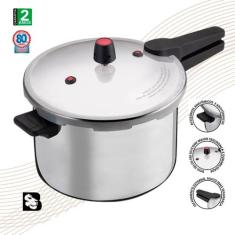 Panela de Pressão Antiaderente Fechamento Externo Chef Cozinha Profiss