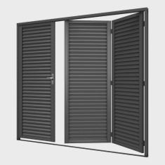 Portão Pantográfico 3f Laminado 215cmx245cm Mecal