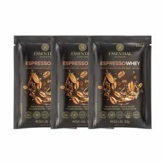 Kit 3X: Espresso Whey Sachê Essential Nutrition 30g