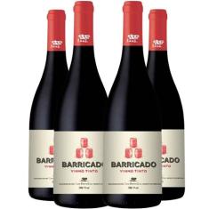 Vinho Tinto Portugues Barricado 750ml Kit 4 Garrafas - Casa Relvas