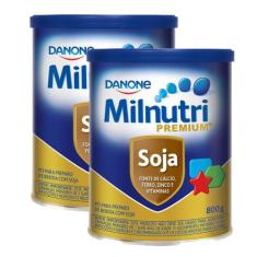 Kit 2 Milnutri Premium Soja Danone Pó para Preparo de Bebida com Soja 
