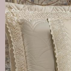 Jogo de Cama Lençol King Classico Grippir 400 Fios - Bege