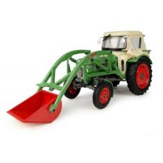 Miniatura trator agricultor fendt 2 avec cabine hobbies 1/32, Verde