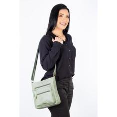 Bolsa tiracolo de couro feminina Thais-Feminino