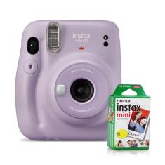 Câmera Instax Mini 11 Lilás + Filme P/ 10 Fotos- Fujifilm