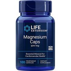 Magnesium Mangésio 500mg (100 caps) Life Extension