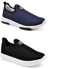 Kit 2 Pares Tenis Feminino Para Academia e Casual Novidade-Feminino