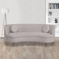 Sofá 3 Lugares 200cm Tommy Kazza Branco Gelo