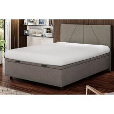 Base Cama Baú Viúva Linho SkyBox