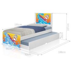 Bicama Surfista com Colchões - Mais de Casa