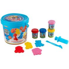 Kit Massinha Patrulha Canina Balde  - Sunny Brinquedos com Acessórios