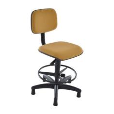 Cadeira Secretária Base Caixa Linha Square Amarelo - Design Office