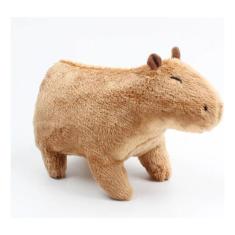 Capivara Filó de Pelúcia 30cm Fofinha Marrom Antialérgica - Barros Bab