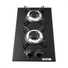 Fogão Cooktop A Gás 2 Bocas Nivus Bivolt Acendimento Automático Stelar