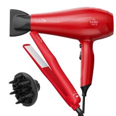 Kit Prancha e Secador de Cabelo Lichia 127V