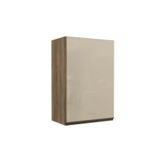 Armário Aéreo Cozinha Modulado Maxxi G763 1 Porta c/ Vidro 60cm Nogal - Kappesberg