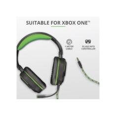 Headset Gamer Trust Legion Gxt 422G Para Xbox Preto E Verde
