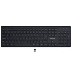 Teclado Sem Fio Intelbras com Clique Silencioso TSI50 Preto