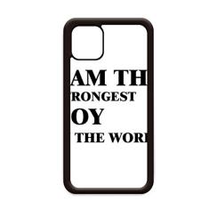 Capa I AmThe Strongest Boy para iPhone 12 Pro Max para Apple Mini Mobile Case Shell